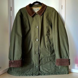 Plus size LL Bean barn coat jacket